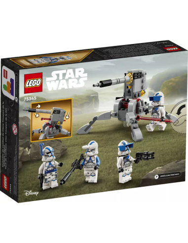 LEGO® star Wars - 75345 - Pack de Combat des Clone Troopers de la 501ème Légion