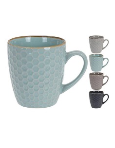 Ensemble de tasses à café Excellent Houseware Géométrique Grès 4 Pièces 300 ml 2