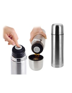 Thermos avec bouchon verseur Excellent Houseware Acier inoxydable (1 L) 2