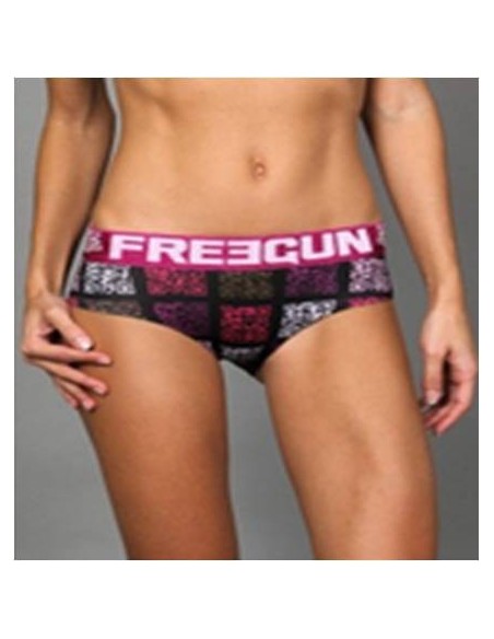Freegun - Boxer Original Femme KOD - Rose/Blanc Freegun - Boxer Original Femme KOD - Rose/Blanc