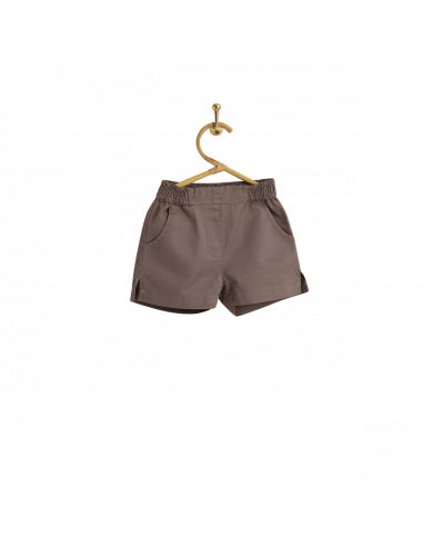 PIROULI - Short Océane uni taupe