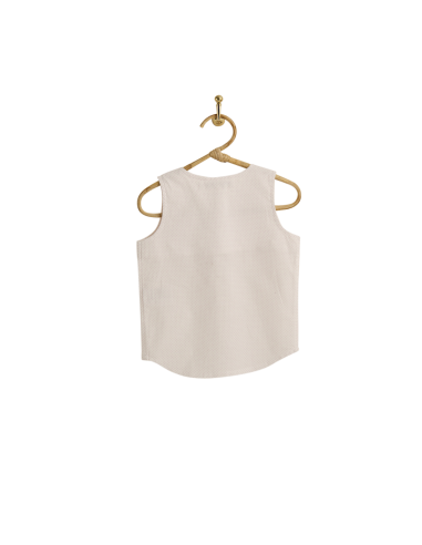 PIROULI - Blouse Jade imprimé pois rose