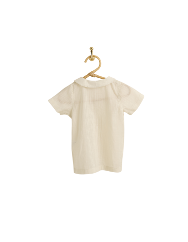 PIROULI - Chemisette Hugo uni grège