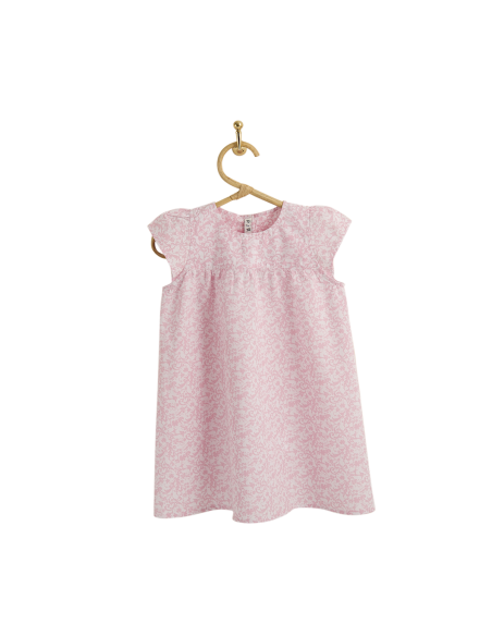 PIROULI - Robe Manon imprimé jardin rose