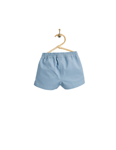 PIROULI - Short Océane uni bleu