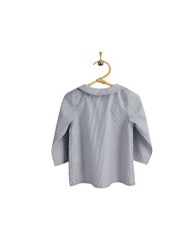 PIROULI - Vareuse Célestin motif rayé marine